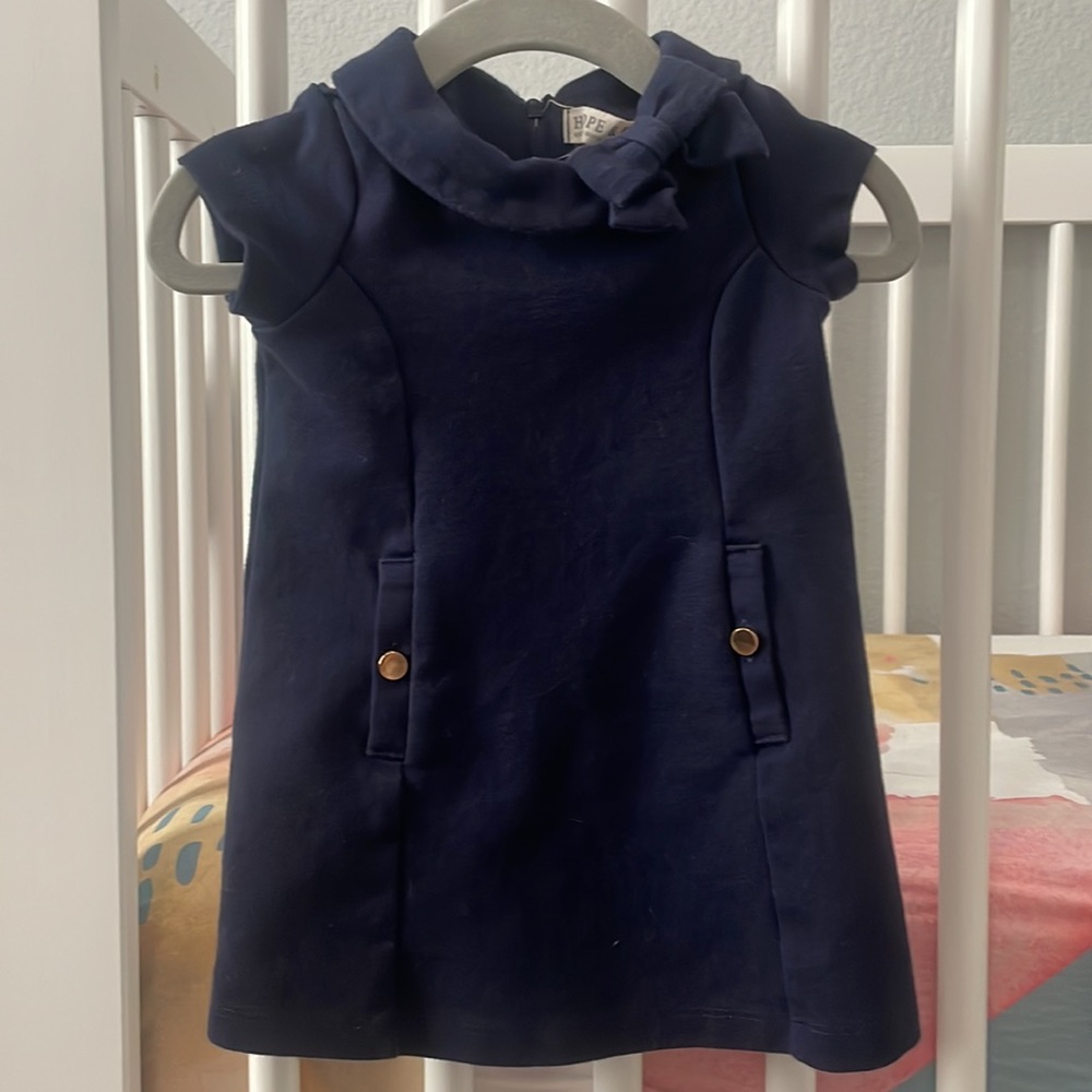 Navy Blue Baby Dress - great for special occasions